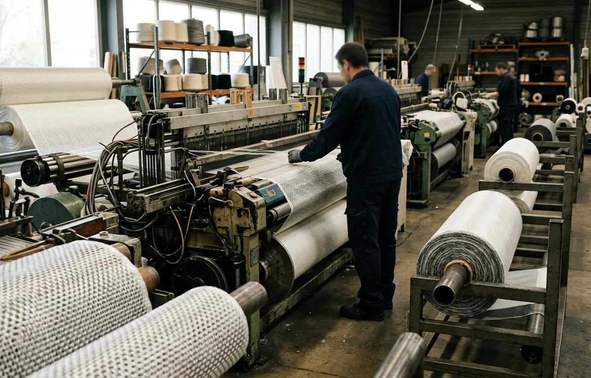 Illustration de l'activité de Diatex (fabrication de tissus techniques et de produits pour pièces composites, Saint-Genis-Laval) — France Capital Transmission